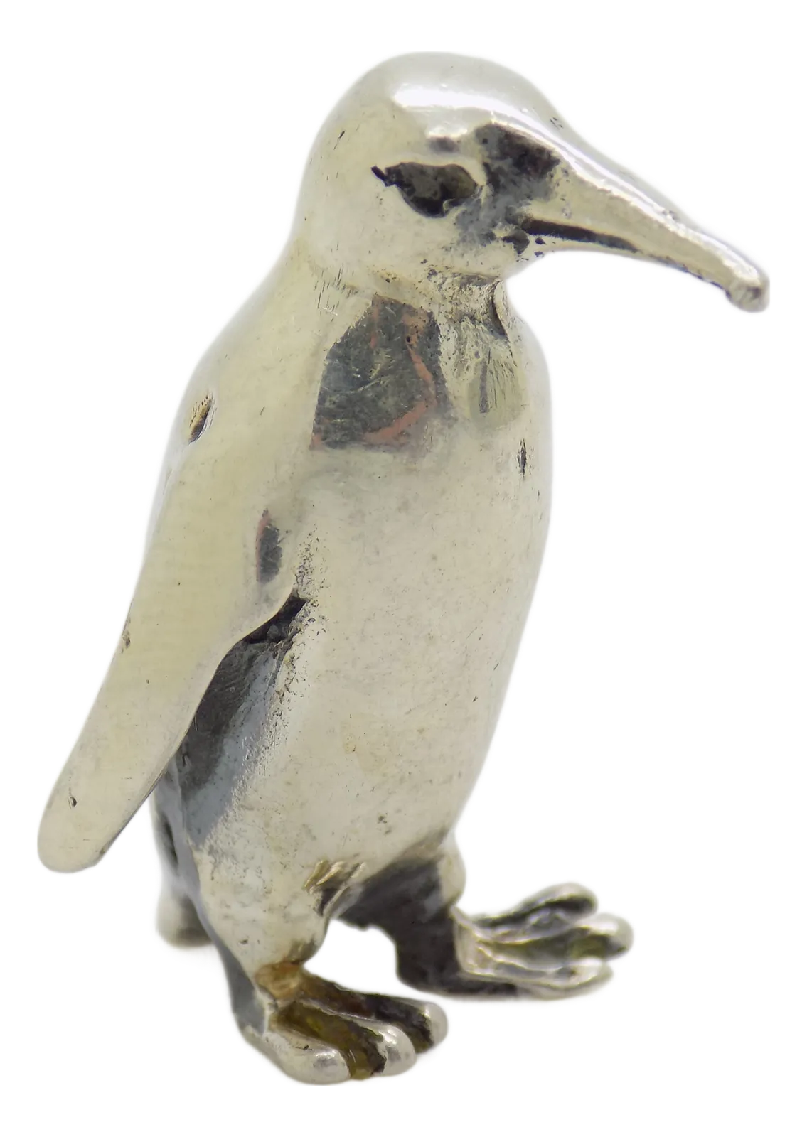Vintage Italian Handmade 925 Sterling Silver Penguin, 1980s