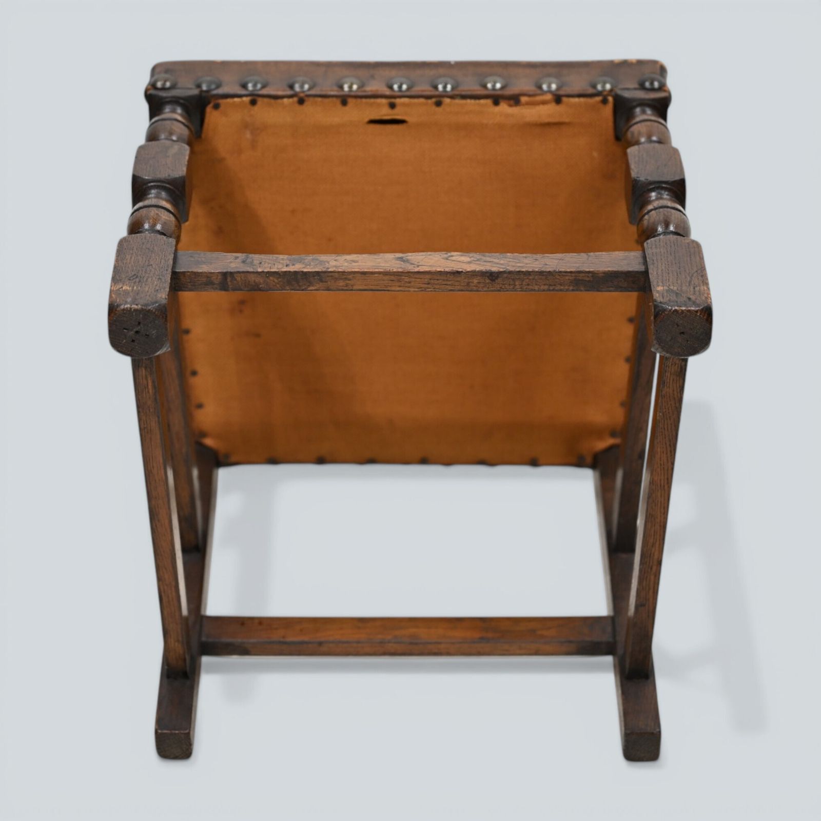 947.0 6 Jacobean Dining Chairs Cromwellian Style Studded Leather Free Uk Delivery* photo