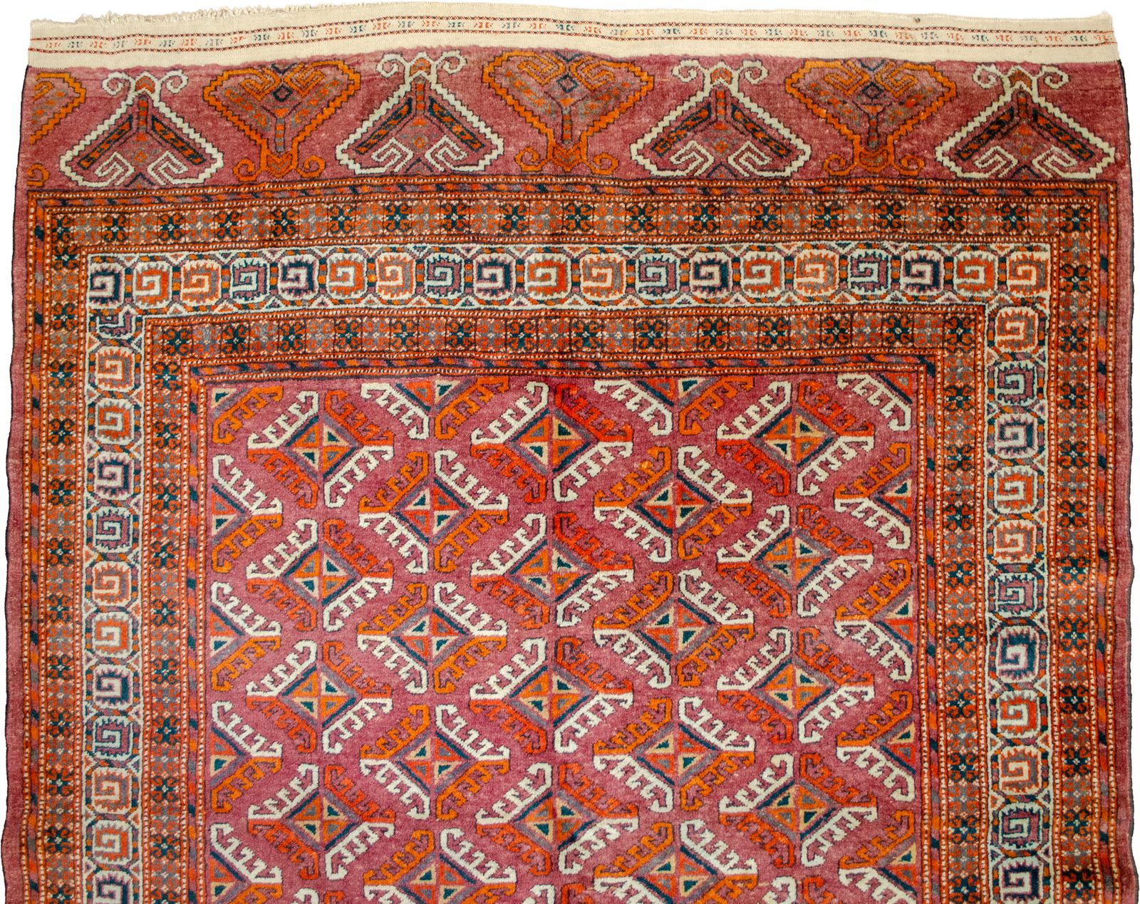 Antique Yamout Rug 190x130cm, 1920s photo Textiles
