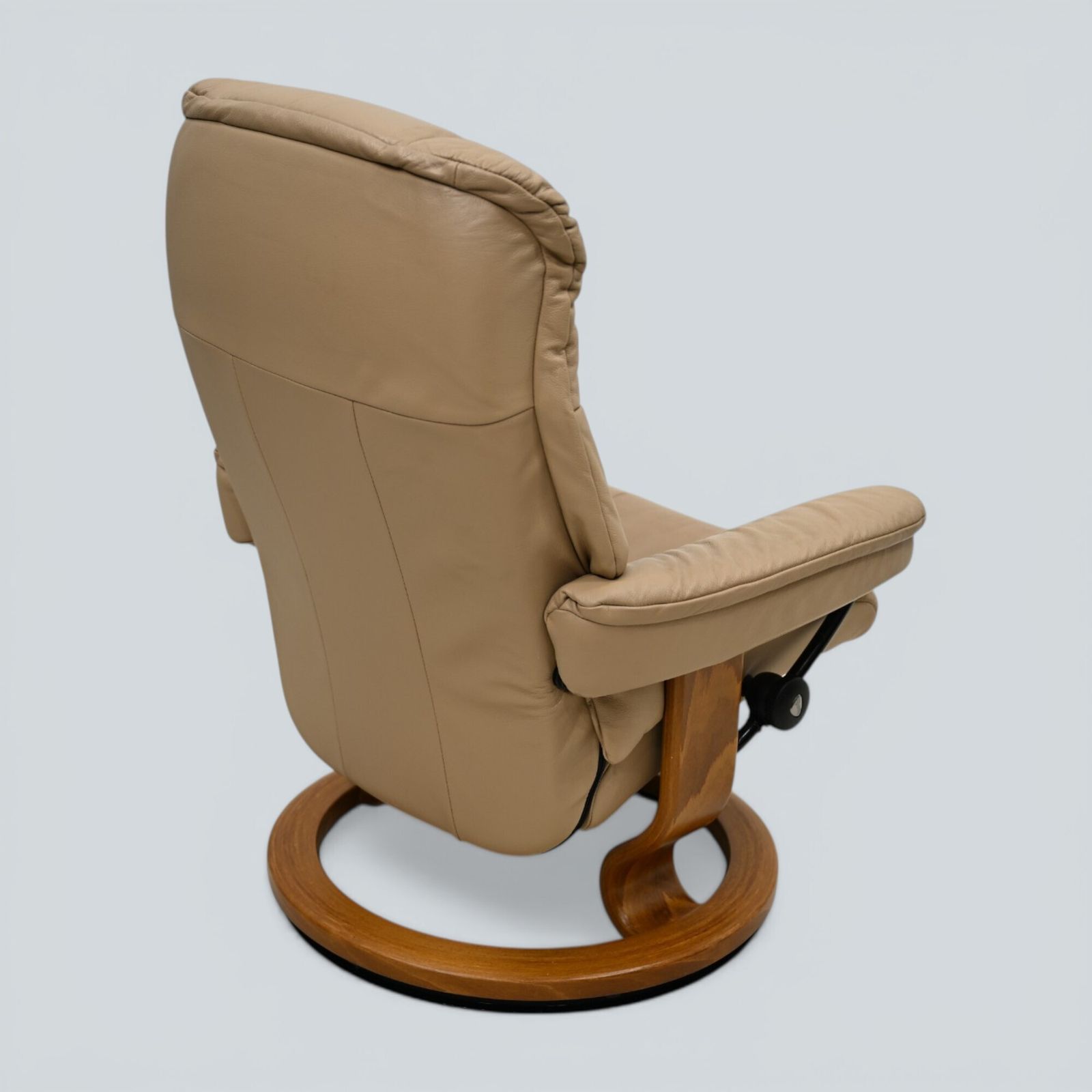 Erkornes Stressless Reclining Armchair Mushroom Leather Swivel Free Uk Delivery photo buy