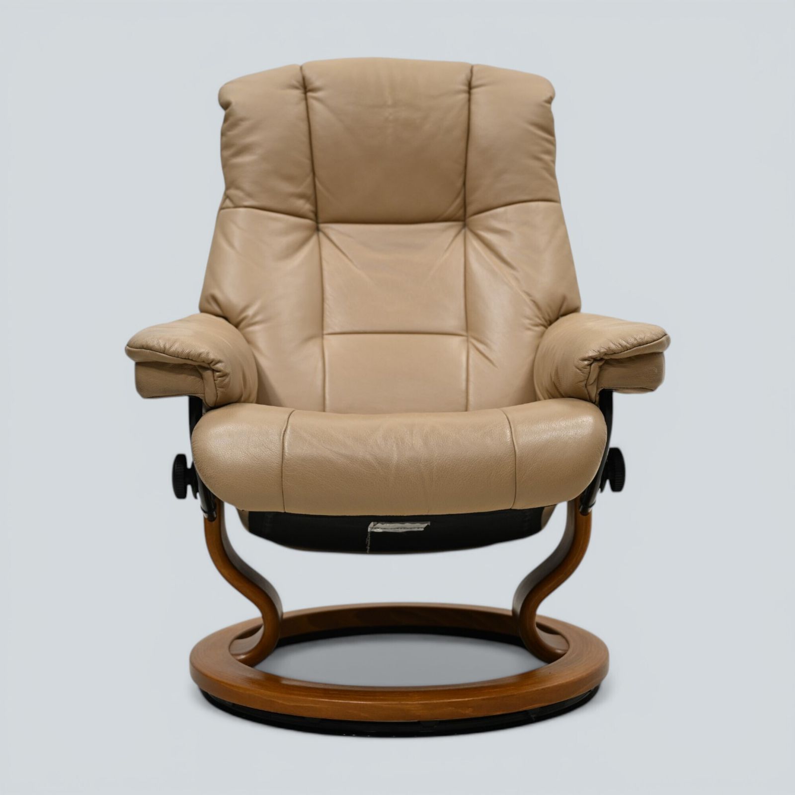 photo for sale Erkornes Stressless Reclining Armchair Beige Leather Swivel Free Uk Delivery*