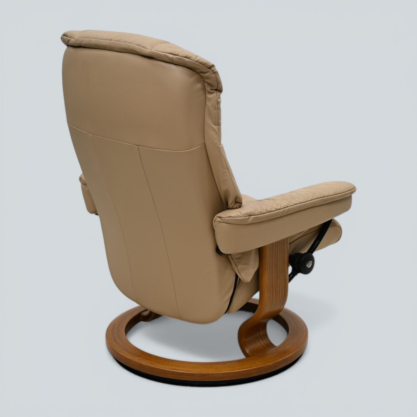 Erkornes Stressless Reclining Armchair Beige Leather Swivel Free Uk Delivery photo buy