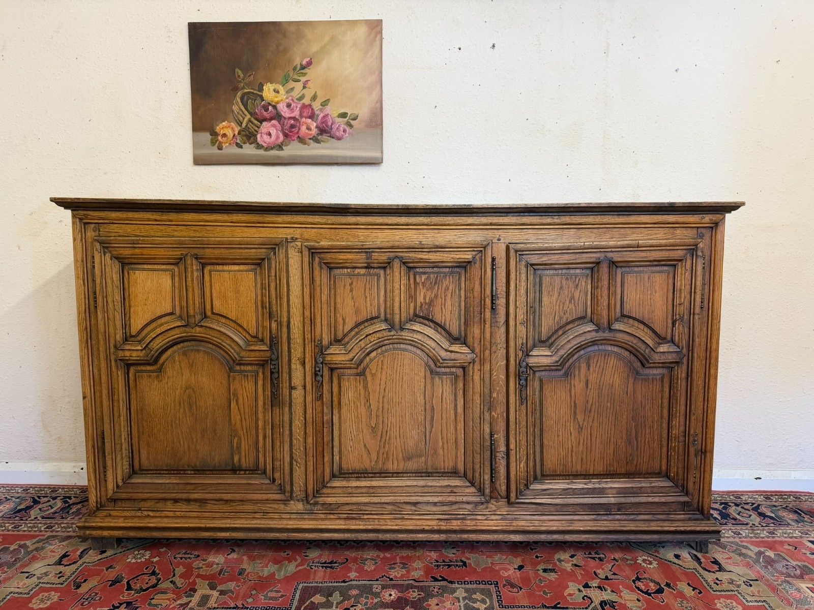 Qualty Antique French Three Door Dresser/Cupboard Circa 1900