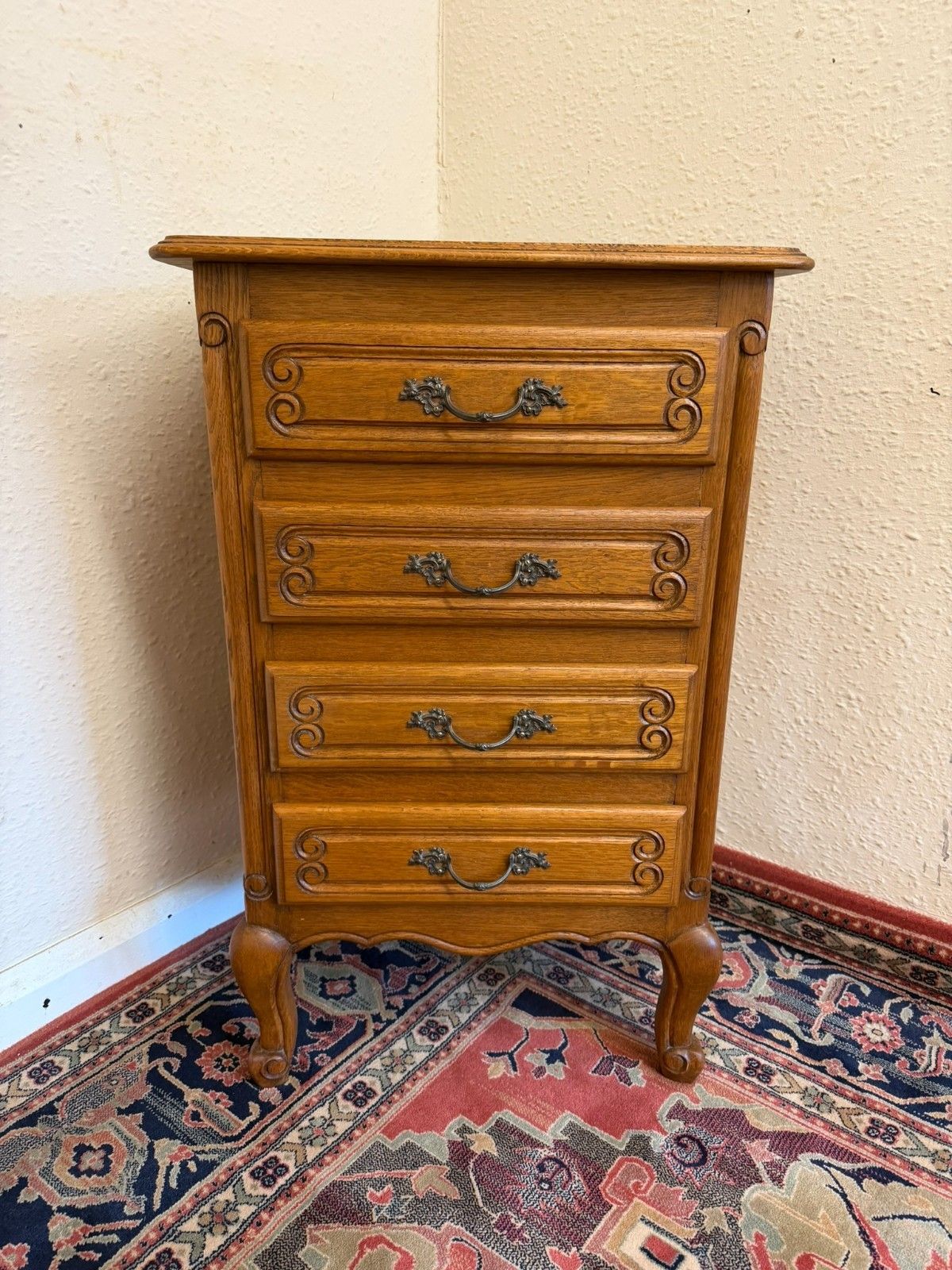 Neat Size French Chest Of Four Drawers Circa 1950 photo furniture