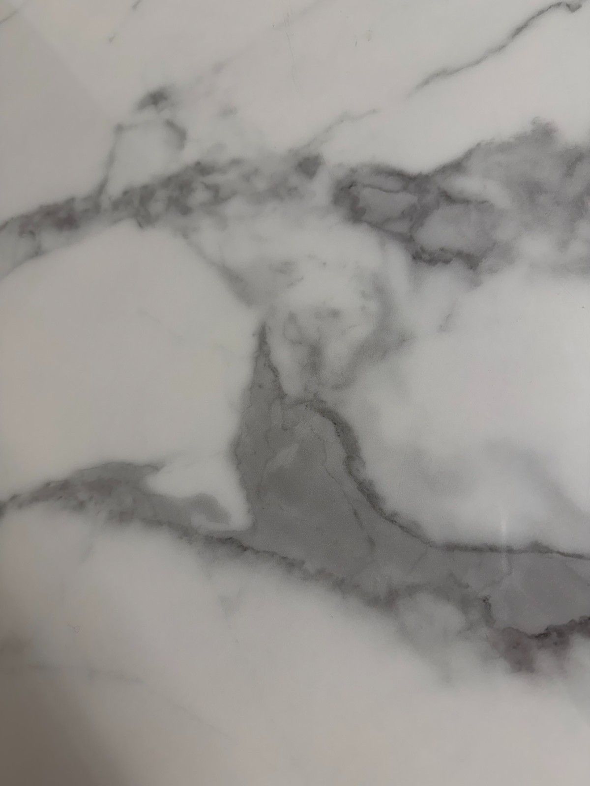 photo vintage Mid Century Modern Circular Marble Top Dining Table Circa 1960