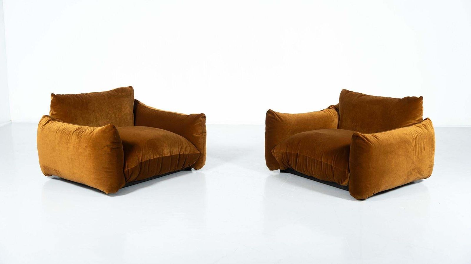 Mid Century Modern Pair Of Marenco Armchairs By Mario Marenco, Italy photo Furniture