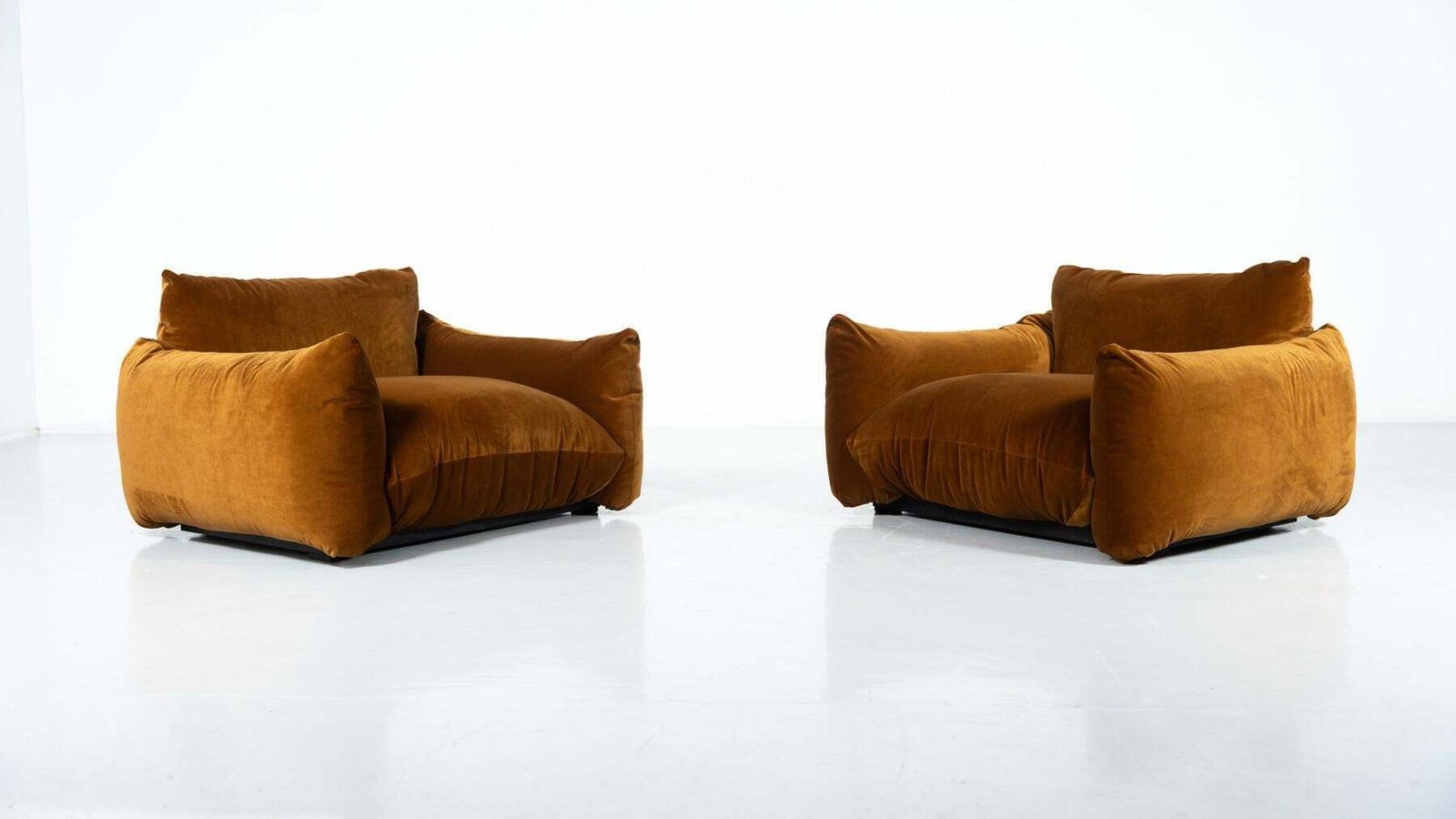 Mid Century Modern Pair Of Marenco Armchairs By Mario Marenco, Italy photo 7647.0