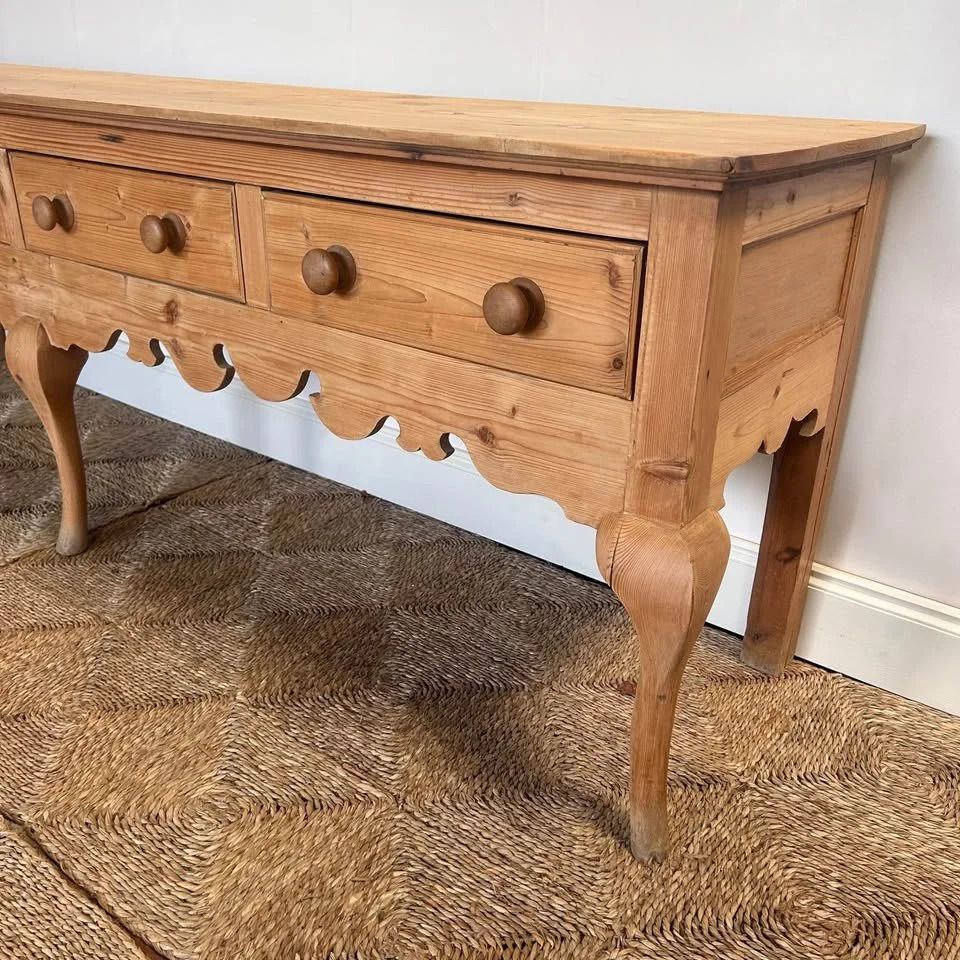 Large Georgian Style Pine Dresser Base photo buy