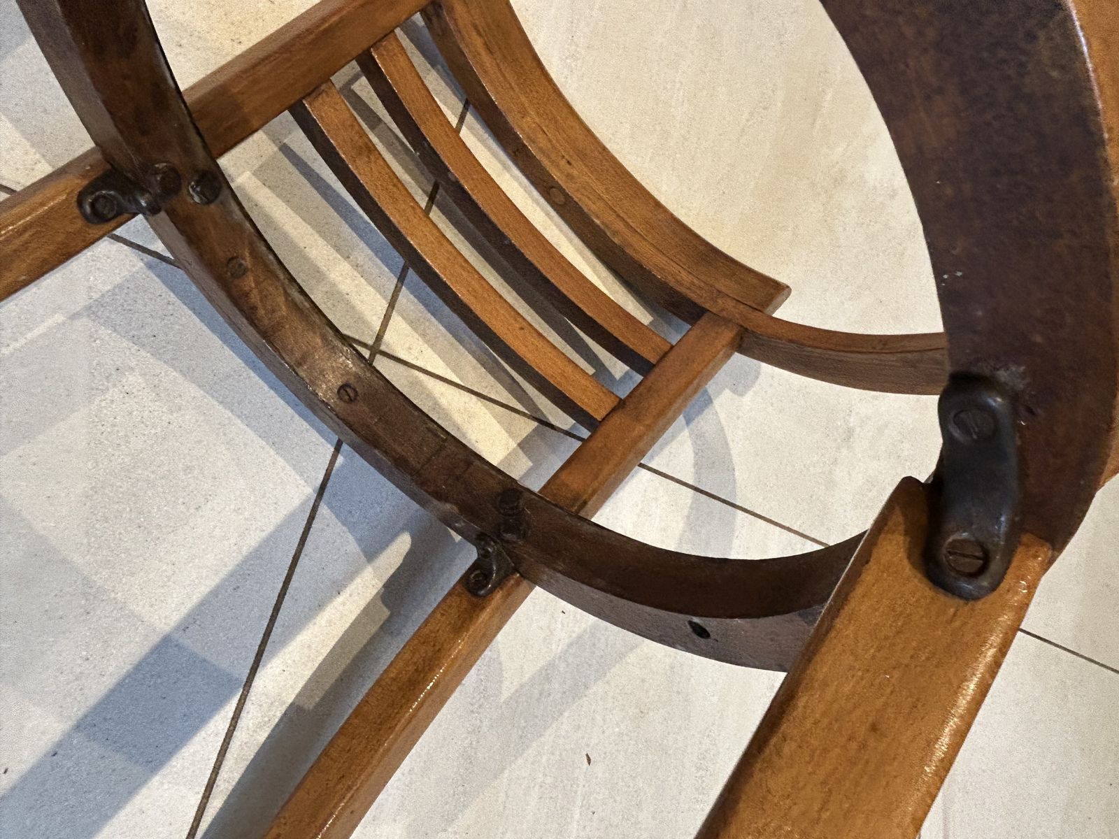 Two Bentwood Chairs Stamped W Birch 1941 photo buy