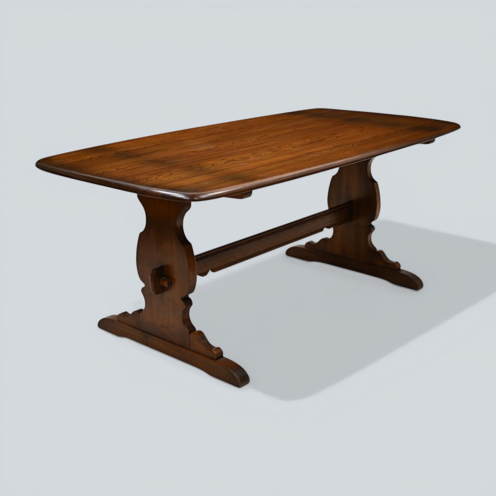 Ercol Refectory Dining Table Plank Top Model 419 In Golden Dawn Free Uk Delivery photo 467.0