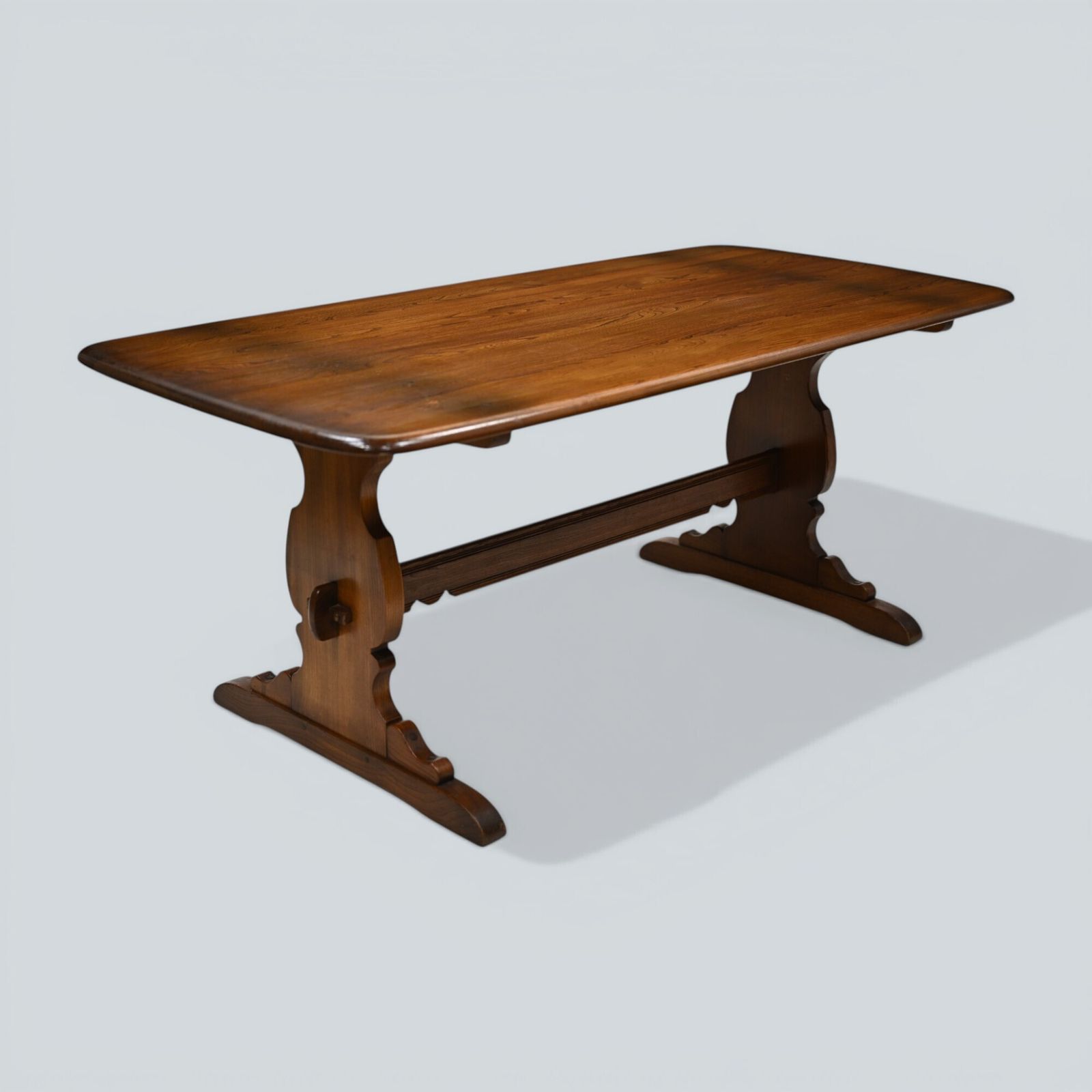 photo furniture Ercol Refectory Dining Table Plank Top Model 419 In Golden Dawn Free Uk Delivery