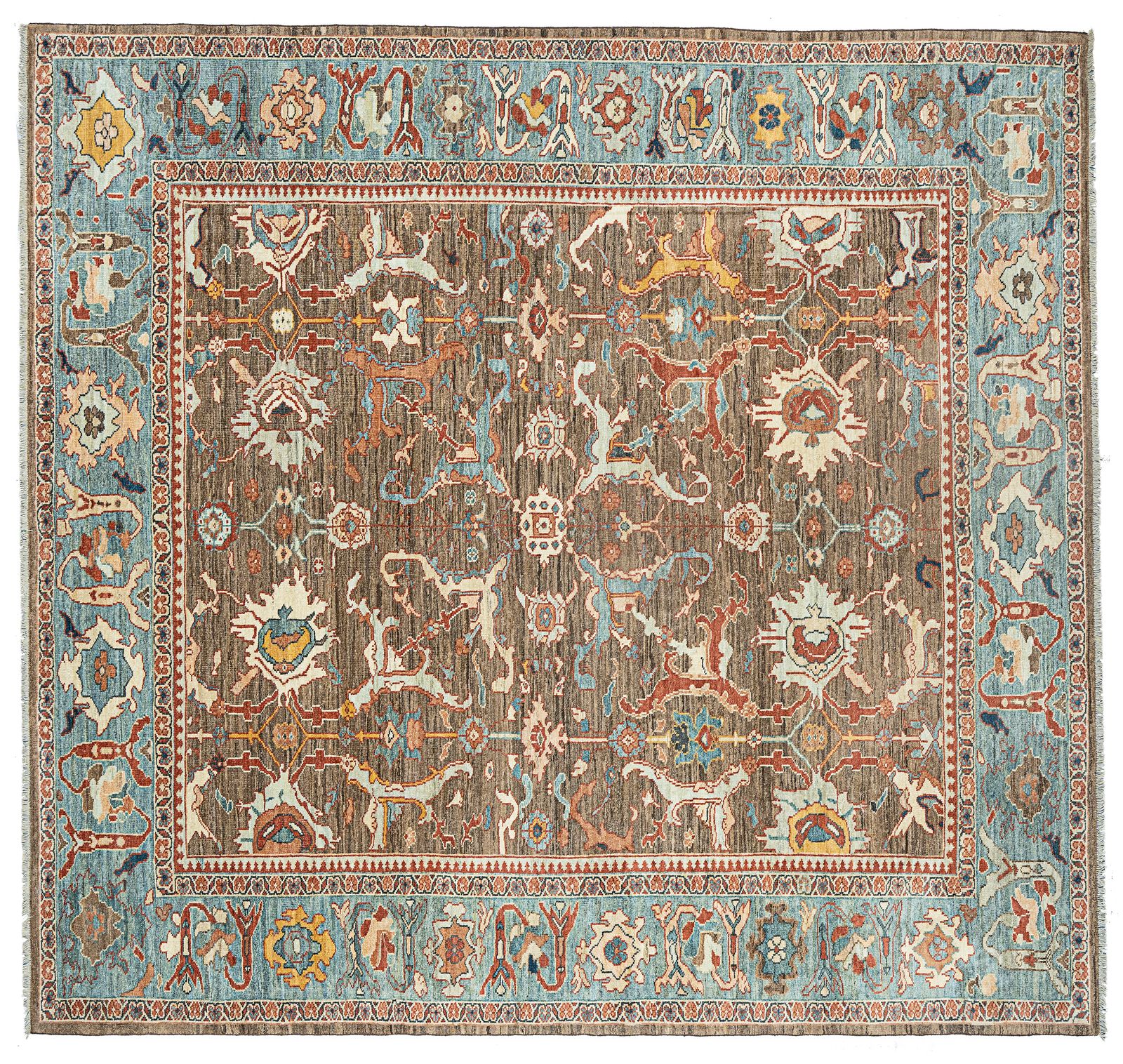 Antique Finished Sultanabad Carpet 380x315cm photo buy
