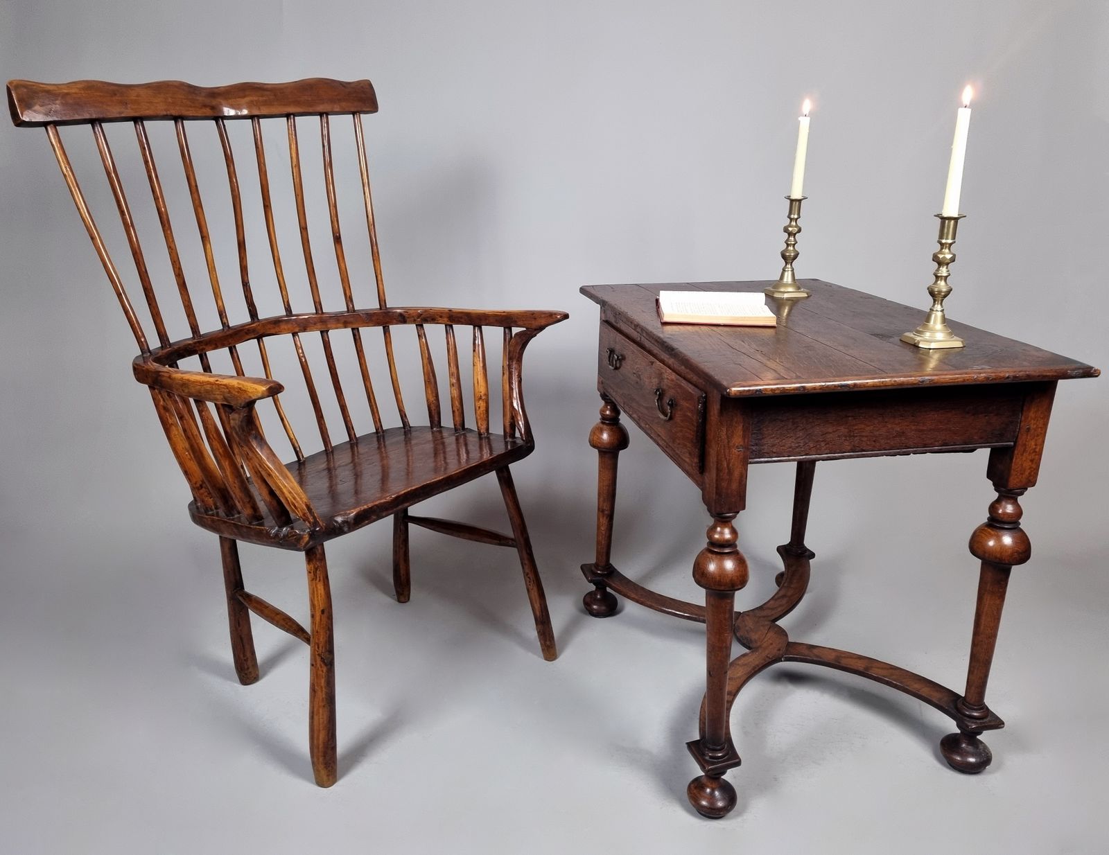Primitive 18th Century Welsh Hedge Chair photo Furniture