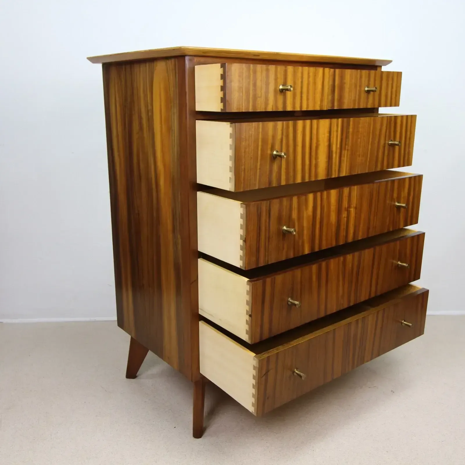 Mid Century Morris Of Glasgow Cumbrae Furniture 6 Drawers Chest Of Drawers   Made In Scotland photo vinterior