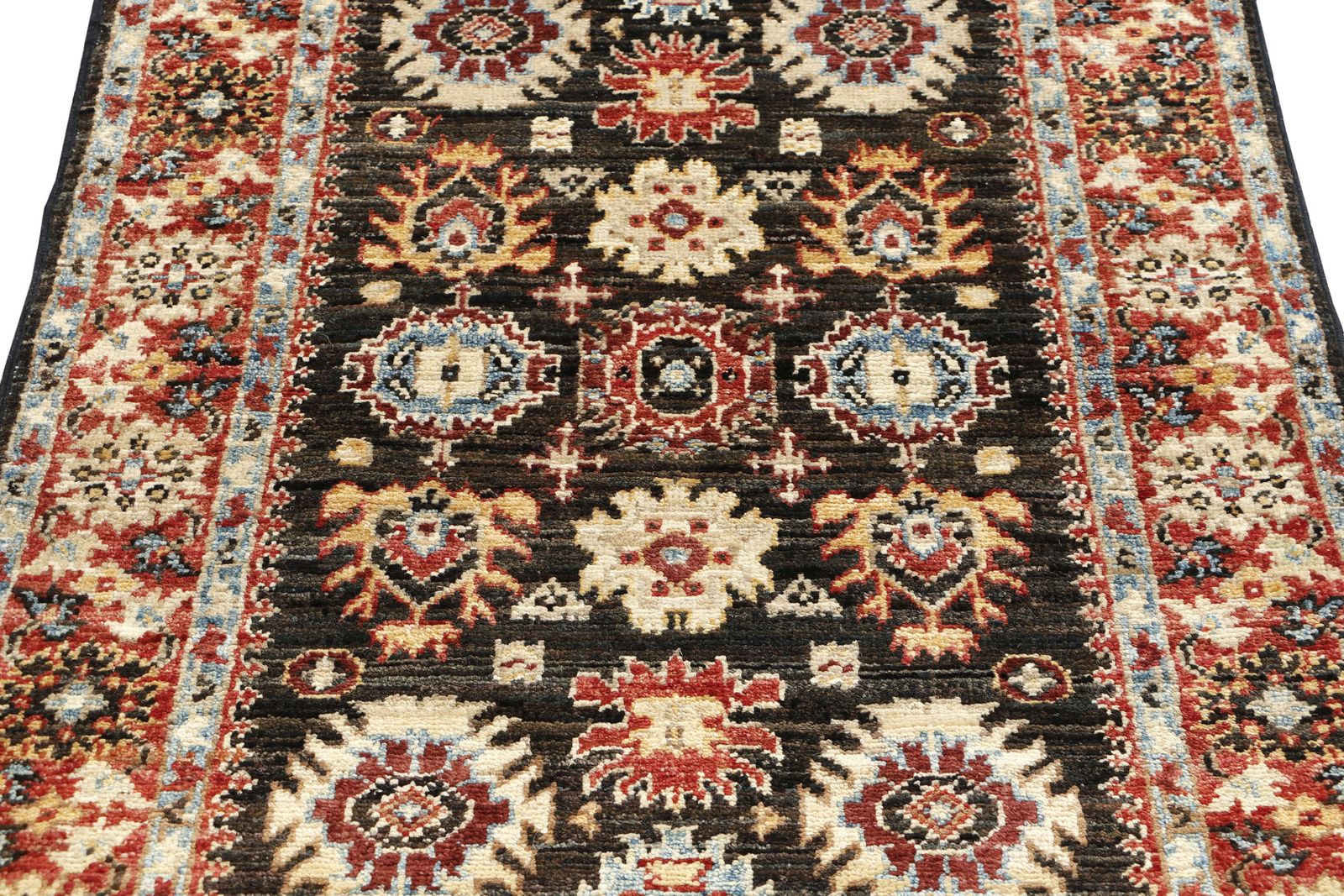 Charcoal Oushak Turkish Anatolian Handmade Rug – Elegant Home Accent photo for sale