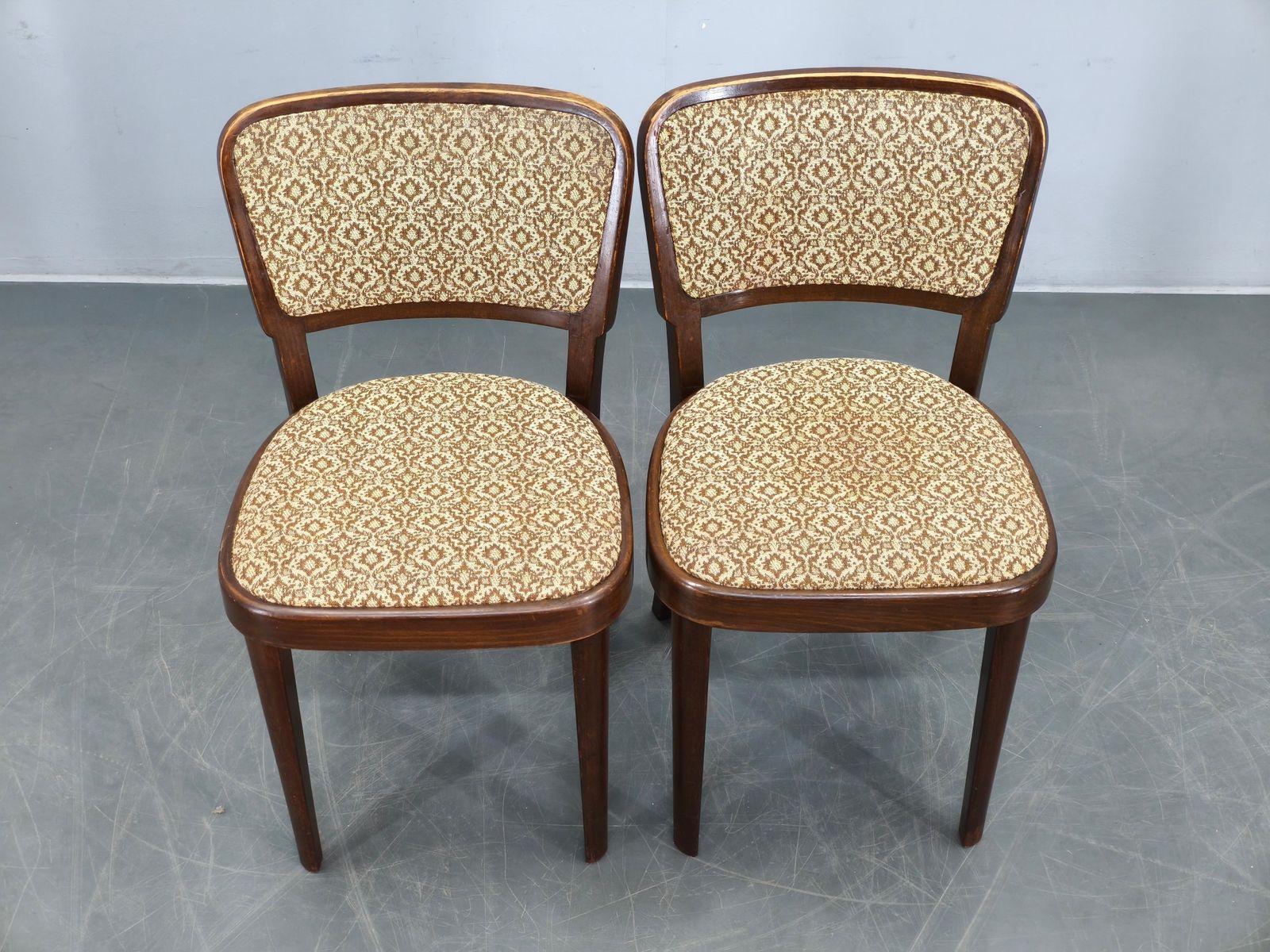 Set Of Four Dining Chairs Produced By Thonet In Czechoslovakia During The 1940s. photo vinterior
