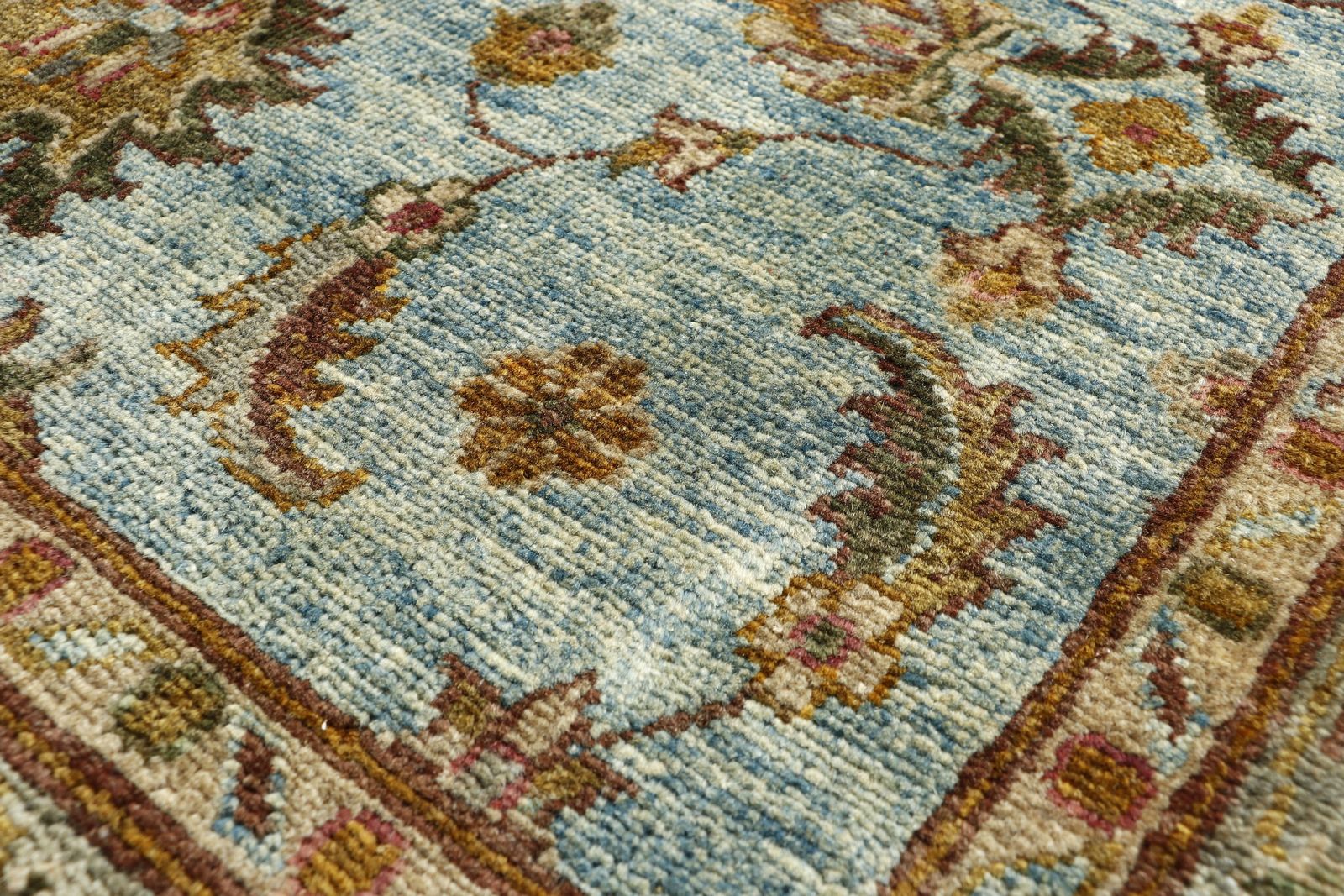 4x6 Blue And Grey Afghan Chobi Oriental Area Rug photo Textiles