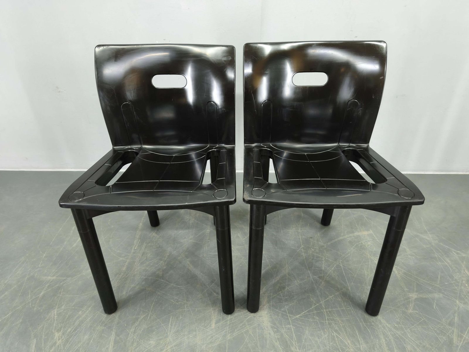 Set Of 4 Kartell Model 4870 Chairs By Anna Castelli Ferrieri photo for sale