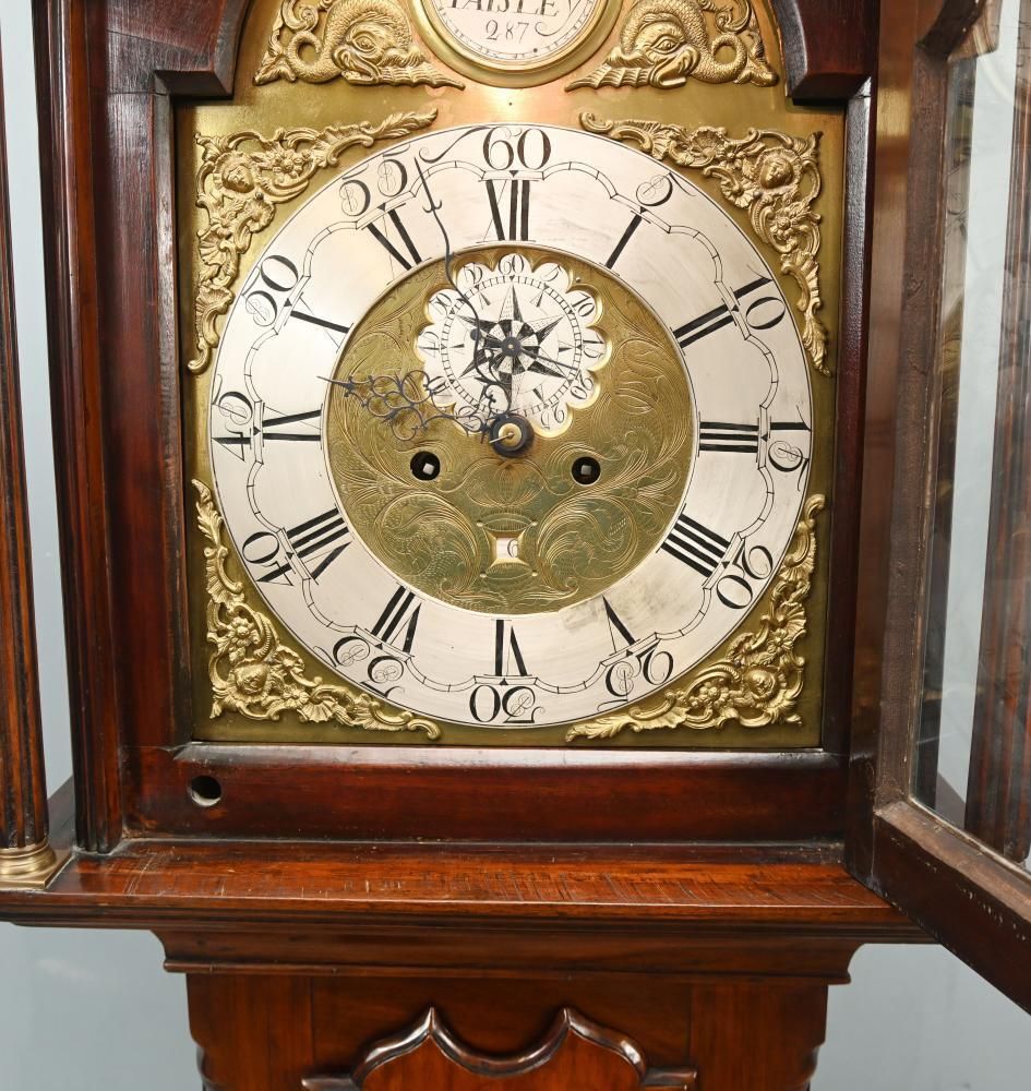 Georgian Scottish Grandfather Clock Longcase Matt Wylie Paisley 1780 photo vintage