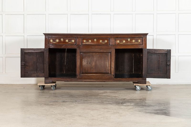 English George III Oak Dresser Base photo furniture
