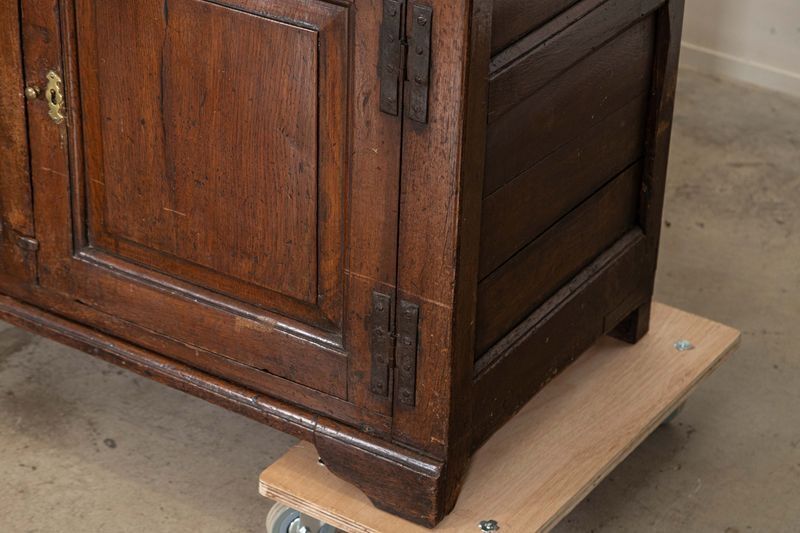 photo vintage English George III Oak Dresser Base