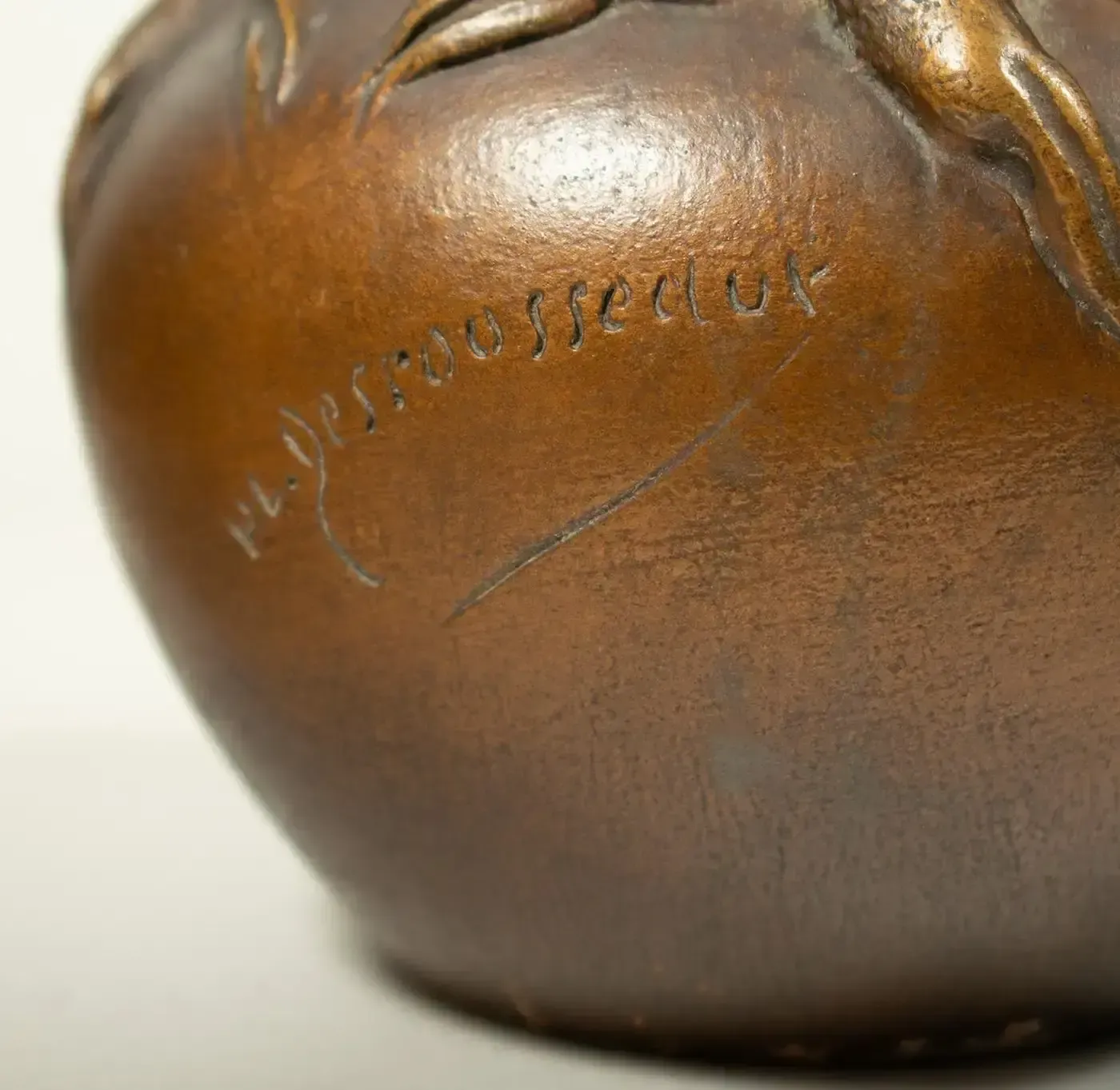 Henri Laurent Desrousseaux (1862 1906), L'Isle-Adam : vase Art Nouveau français photo 2517.0