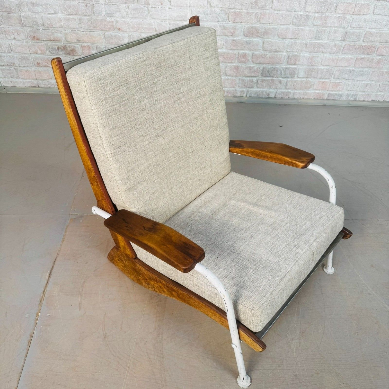 Mid Century Armchair In The Style Of Jean Prouvé “Kangourou” photo 715.0