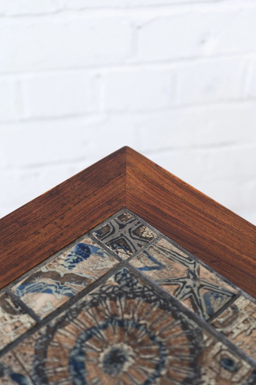 photo for sale Severin Hansen Rosewood Coffee Table With Tiles By Nils Thorsson