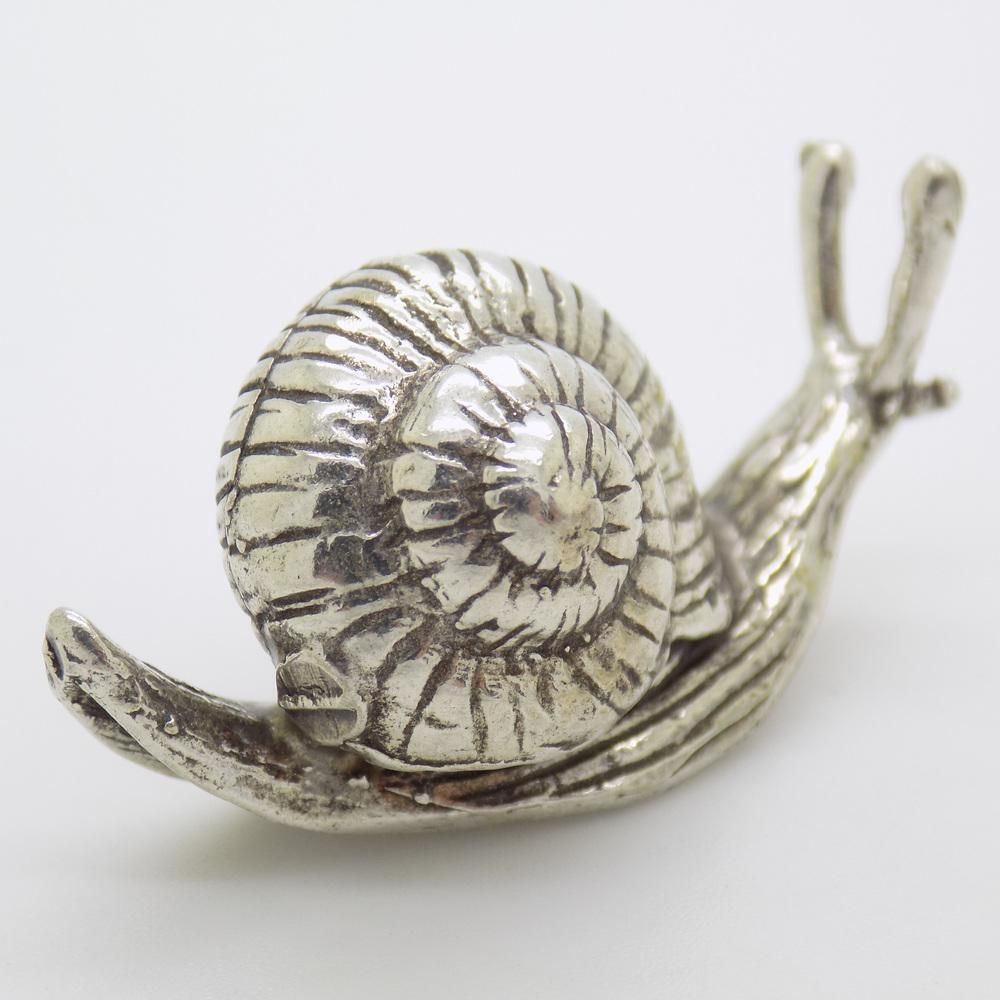 Vintage Italian Handmade Snail Figurine, 1980s photo for sale