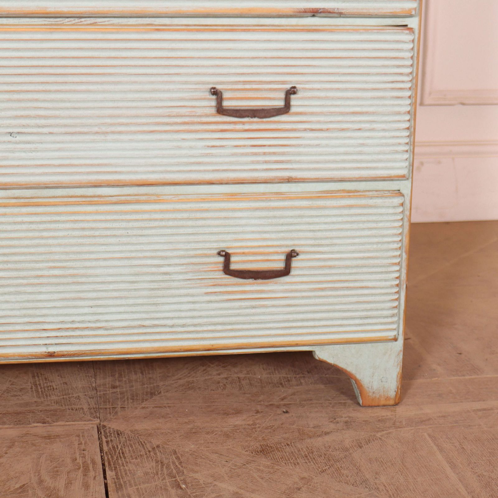 Swedish Fluted Drawer Fronts Commode photo Furniture