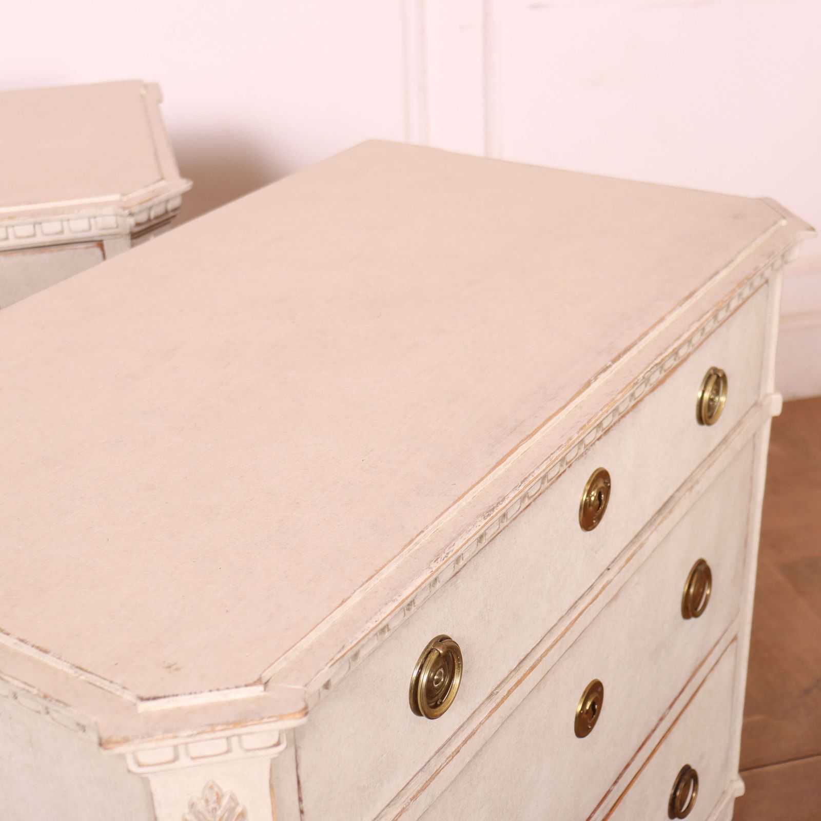Pair Of Swedish Painted Commodes photo buy