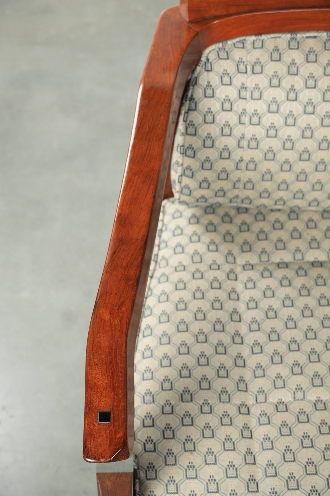 photo for sale Stunning Art Deco Design Schuitema Dining Chairs From The Decoforma Series In Very Good Condition With Luxurious Fabric Upholstery.