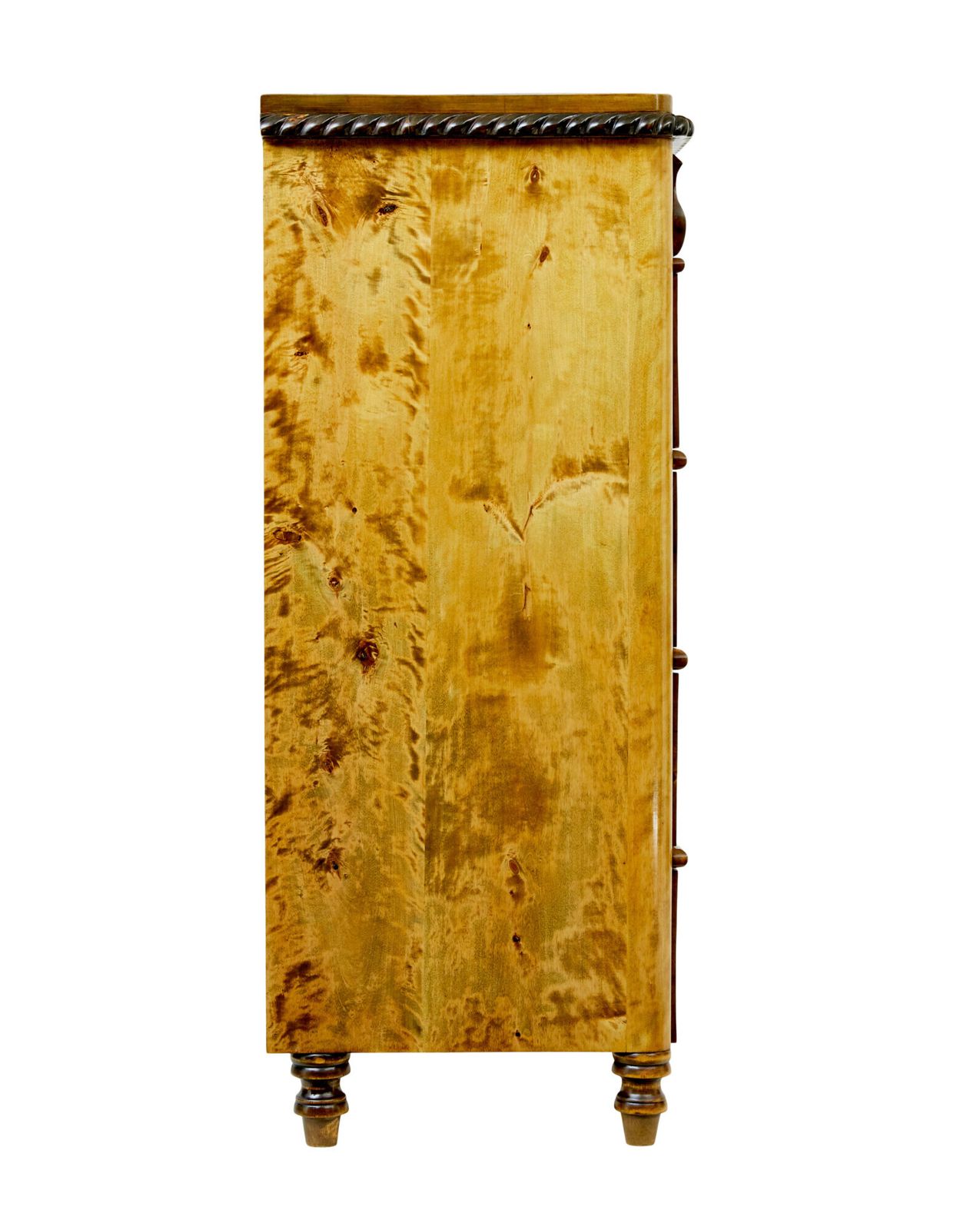 Swedish 19th Century Carved Birch Chest Of Drawers photo 2475.0