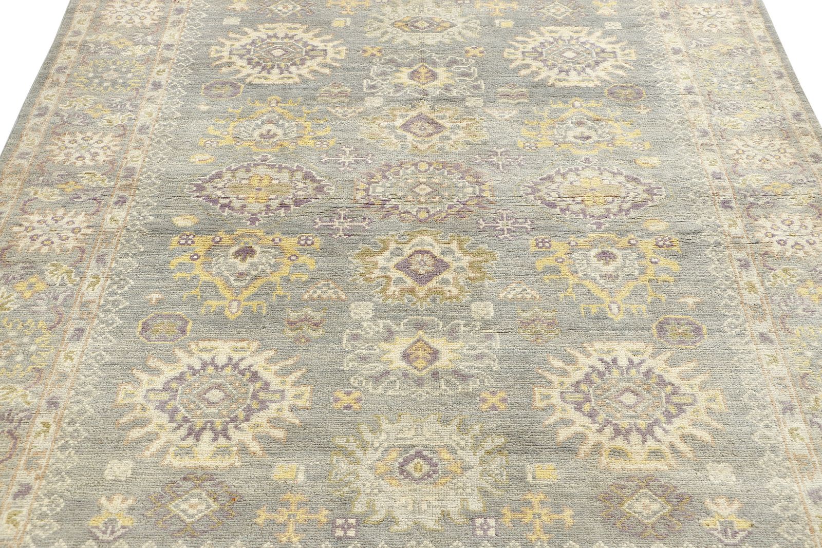 5x6 Colorful Turkish Oushak Living Room Bedroom Area Rug photo for sale