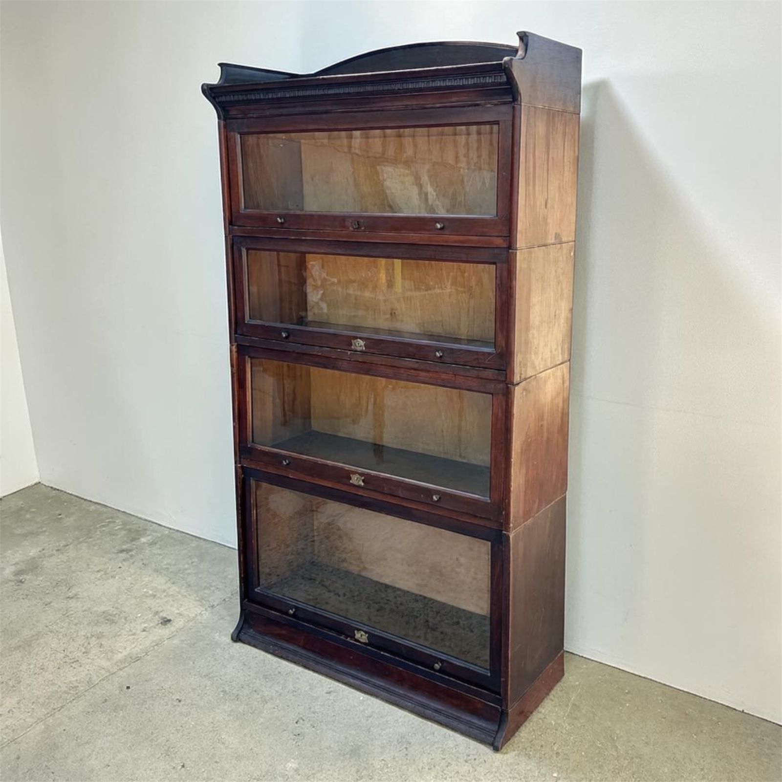 Antique Harris Lebus Mahogany Barrister Bookcase photo furniture