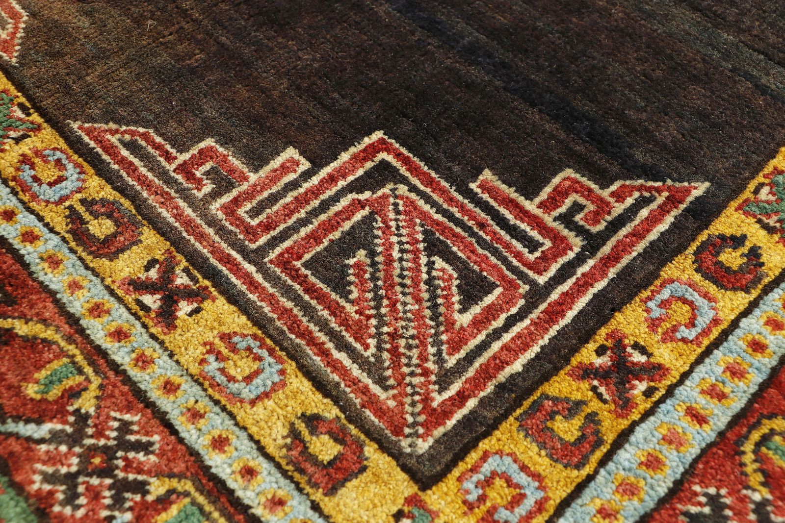 3x4 Charcoal Serapi Tribal Hand Knotted Boho Rug photo Textiles