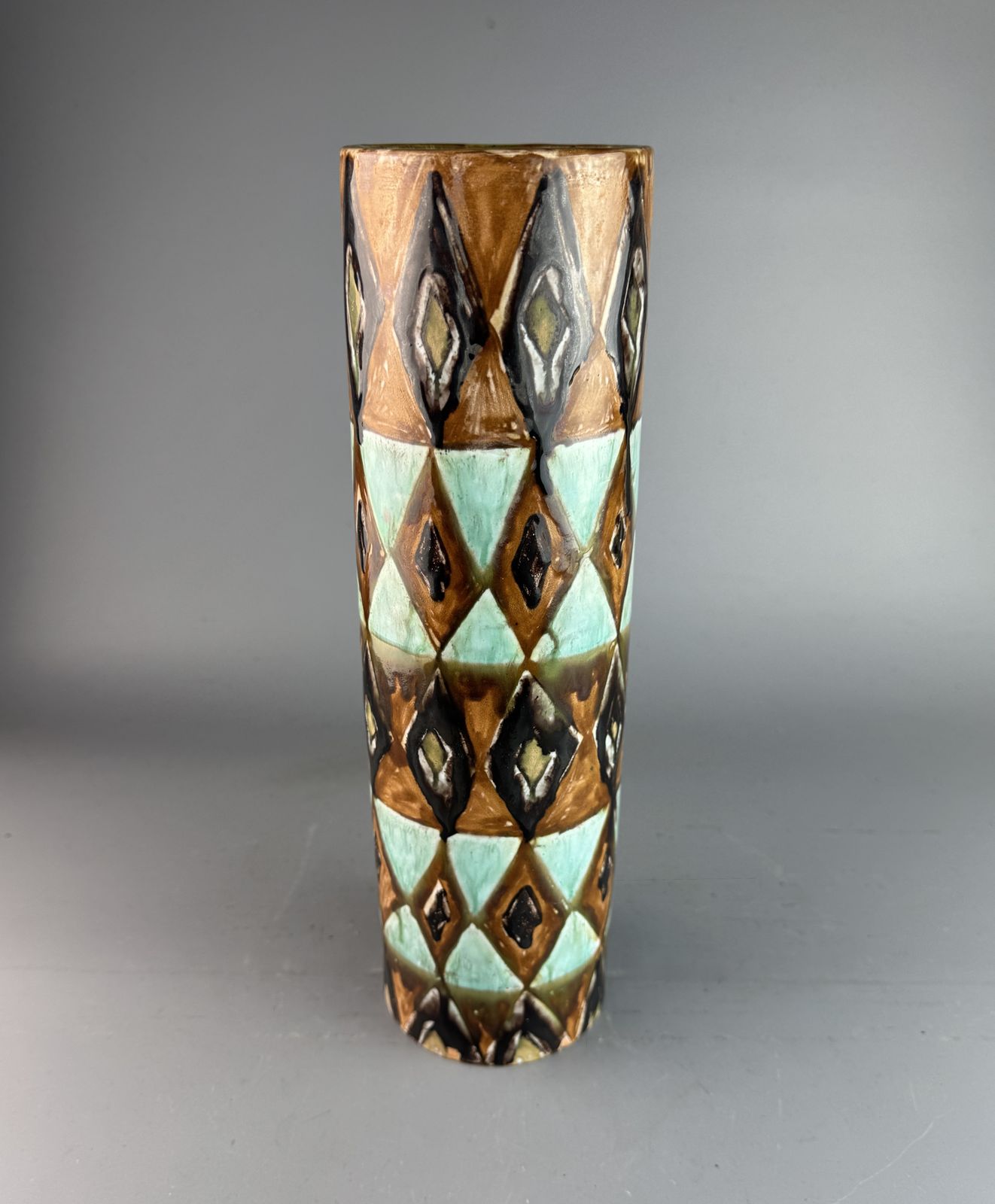 Elio Schiavon Italy Mid Century Pottery Studio Vase 1960s photo furniture