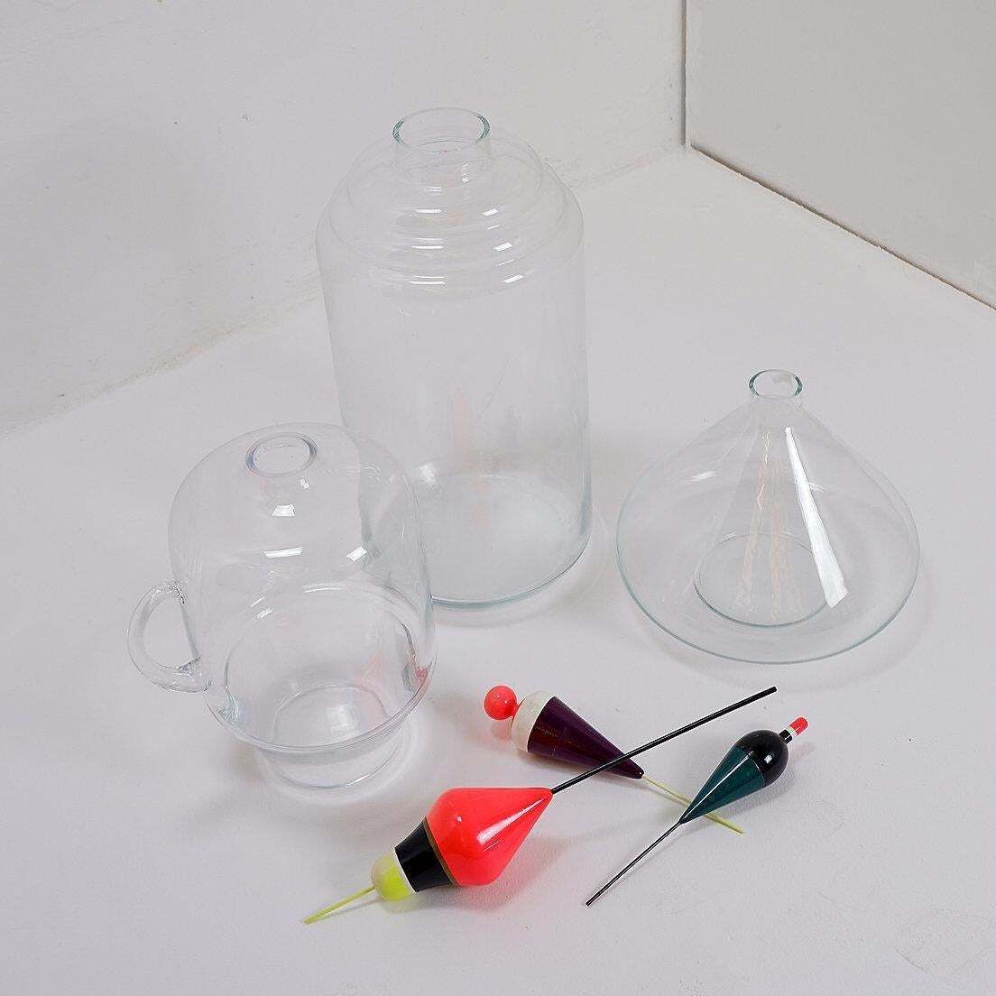 Home Decor Set Of 3 "Pescadous" Vases By Margaux Keller For Roche Bobois 2014 photo