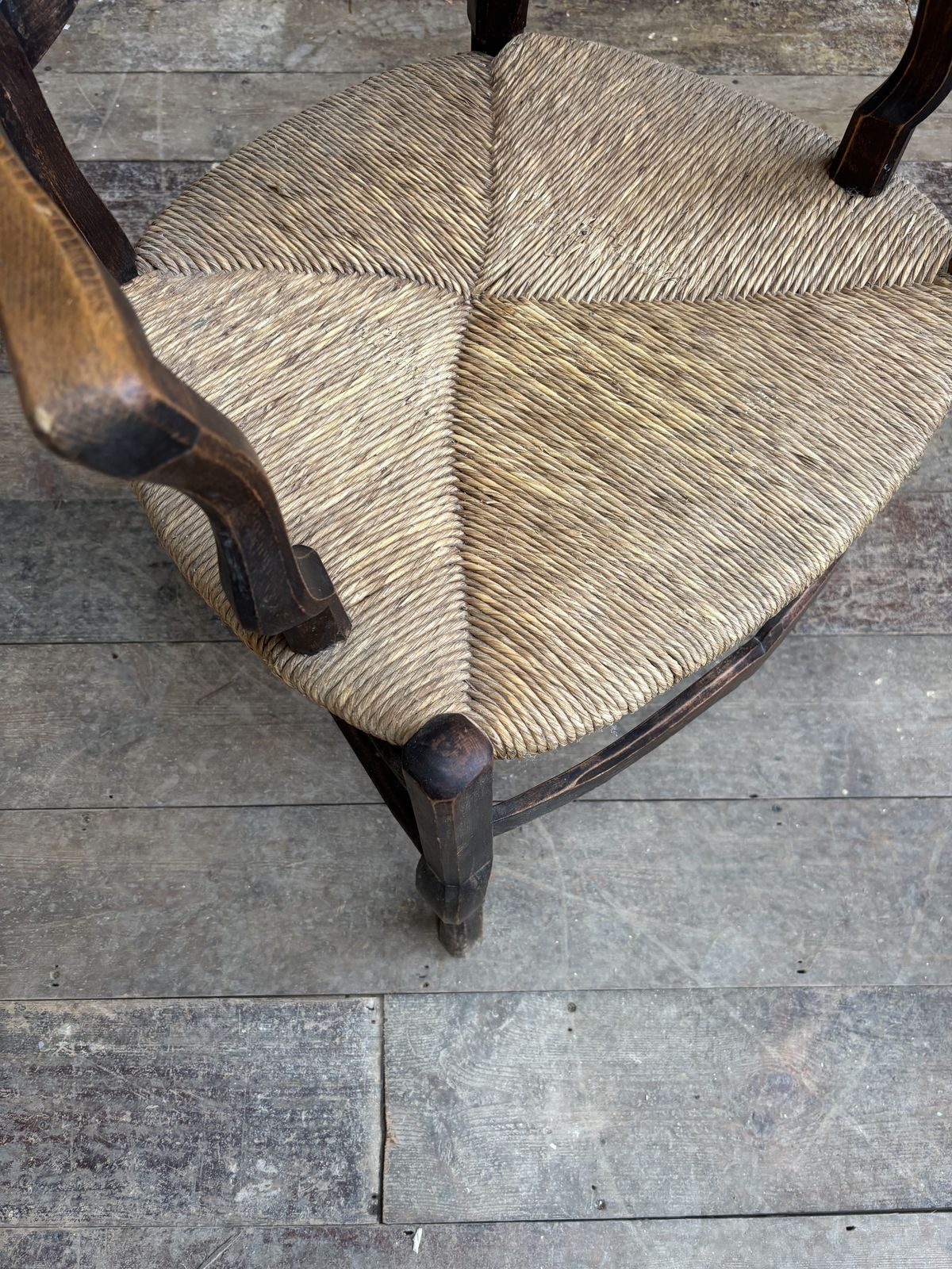 Vintage French Rattan Armchair photo 320.0