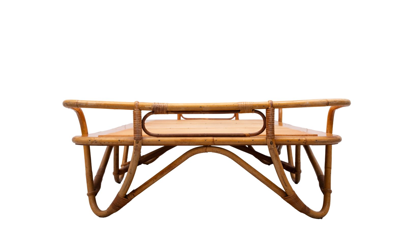 Rohé Daybed Rattan Bed Rotan Noordwolde 1950s Holland photo 2036.0