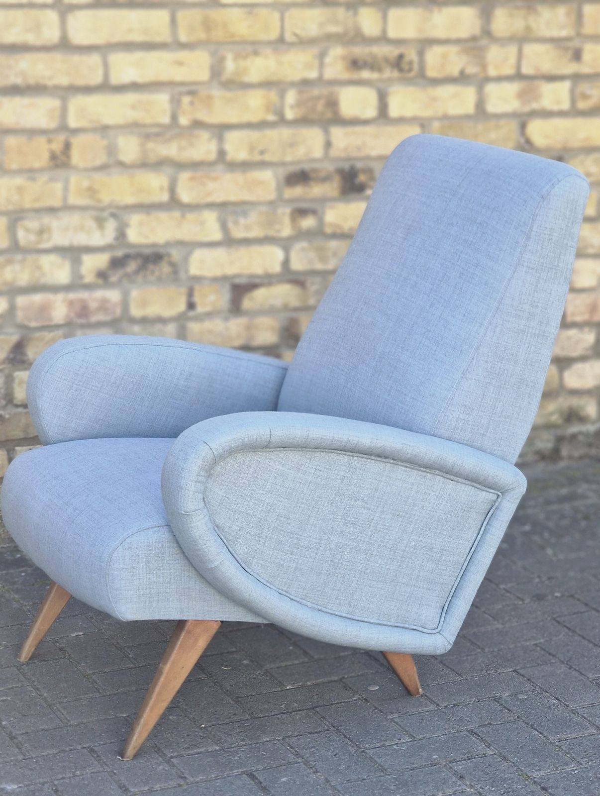 Sculptural Italian Lounge Chair, 1950's, photo vinterior