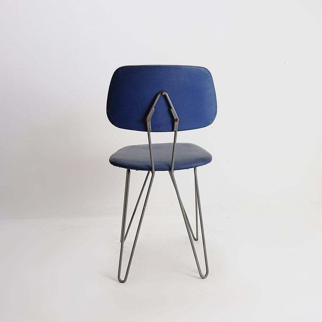 photo vinterior Dutch Minimalist Pastoe Sm01 Chair By Cees Braakman, 1954