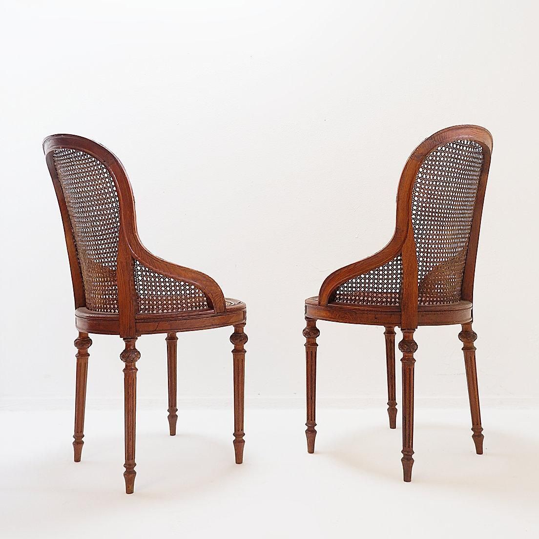 Pair Of Mahogany Armchairs, Louis XVI Style – Early 20th Century photo furniture