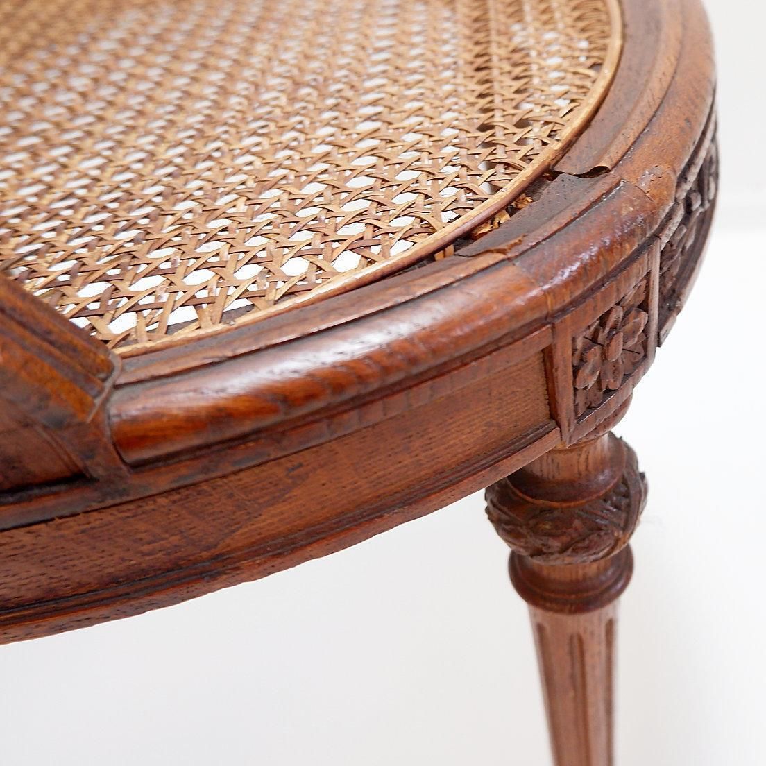 Furniture Pair Of Mahogany Armchairs, Louis XVI Style – Early 20th Century photo
