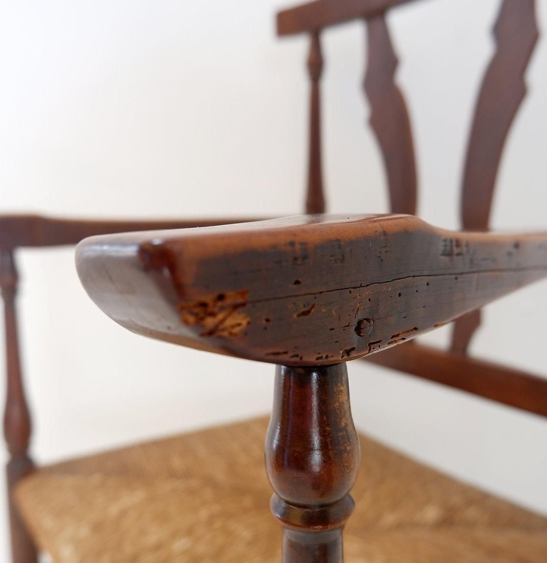 Early 20th Century French Country Armchair With High Back Design photo Furniture