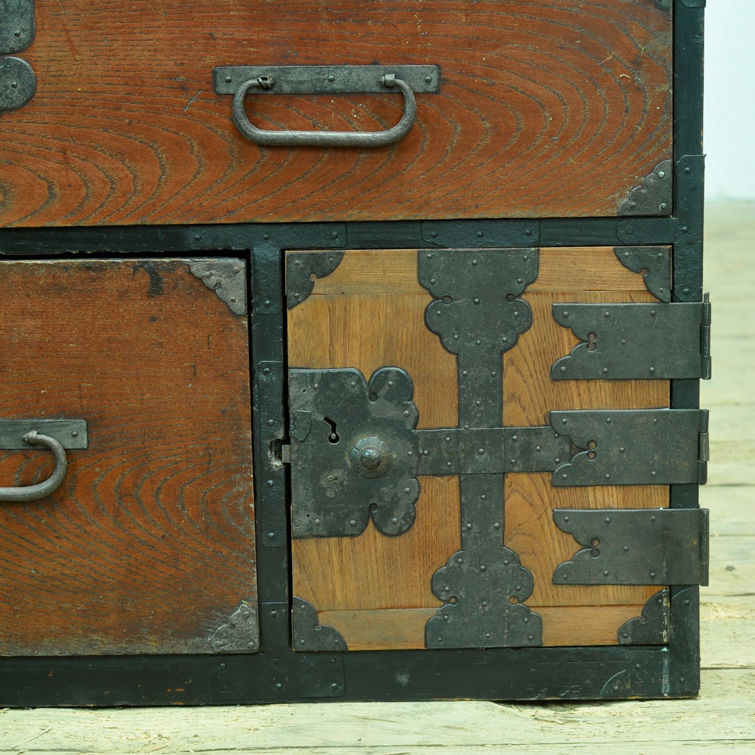 Furniture Japanese Tansu Chest Of Drawers, Circa 1870 photo