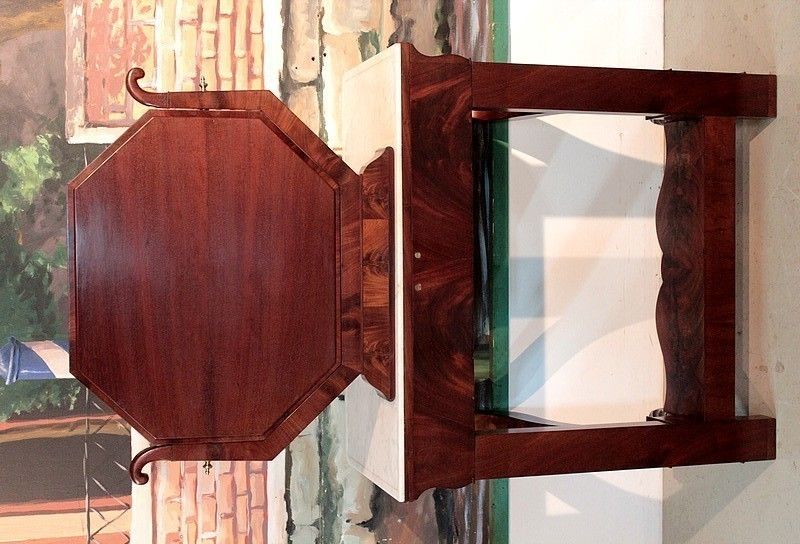 Furniture Restoration Console Dressing Table Mahogany 19th photo