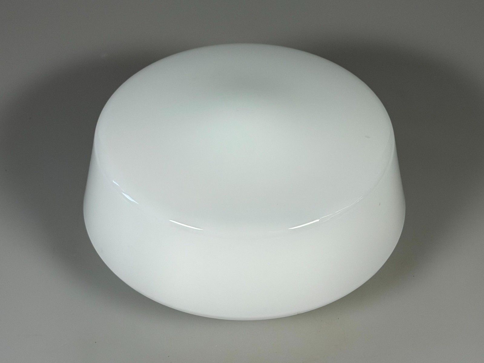 50s 60s Lamp Light Plafoniere Milk Glass Mid Century Glass Design Rzb photo for sale