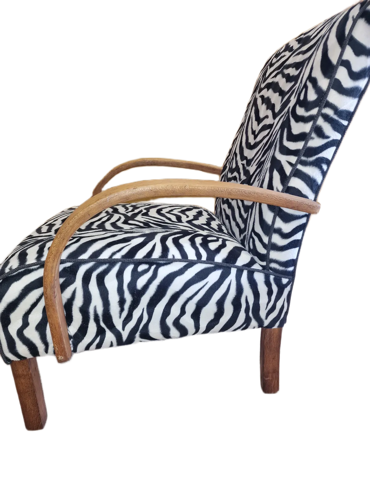 Two Mid Century  Curved Arm Occasional Chairs. photo Furniture
