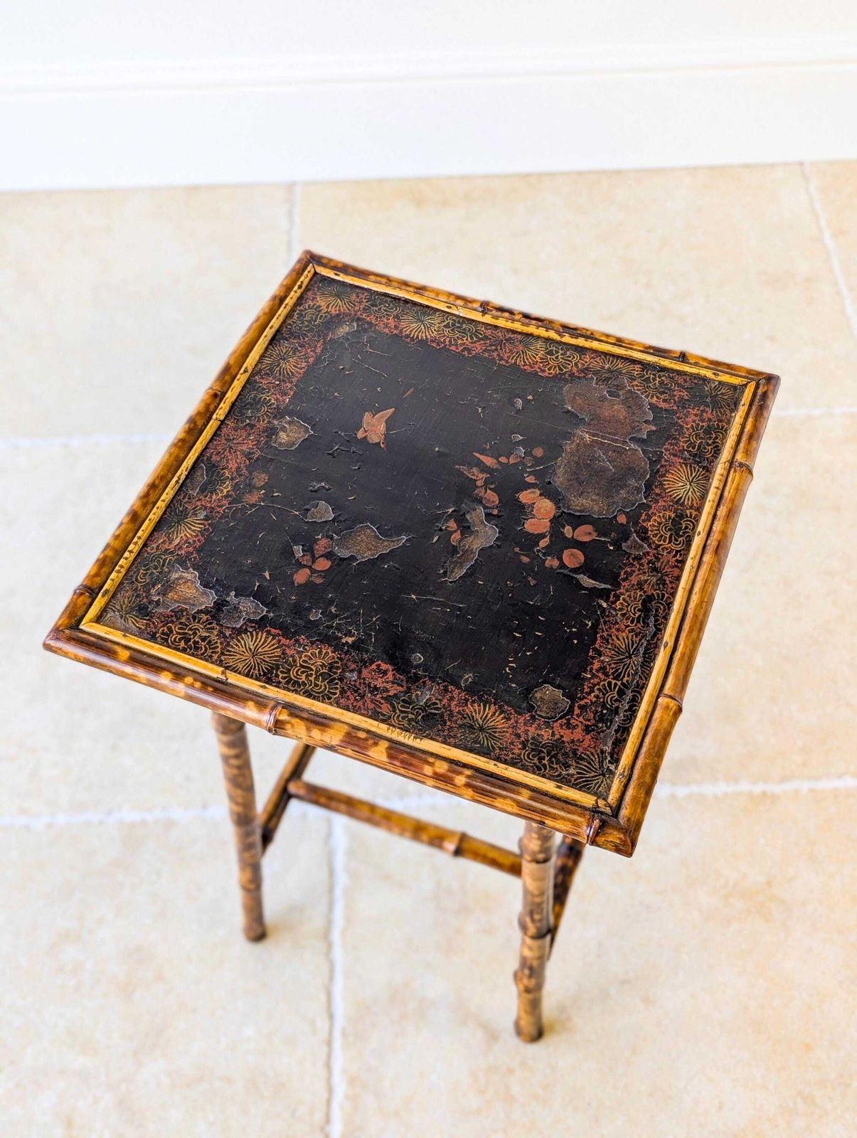 Antique Victorian Bamboo Occasional Table C.1890 photo for sale